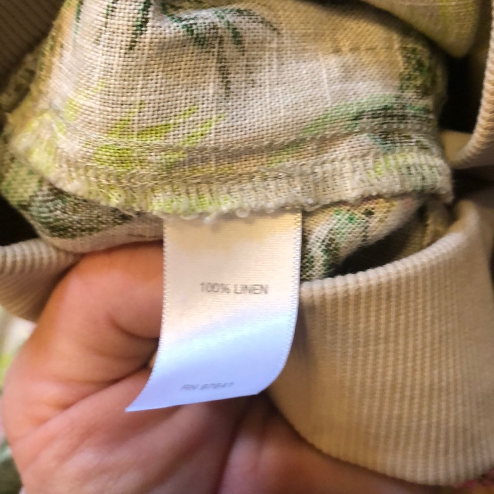 J Jill floral linen pants Small - Picture 4 of 5